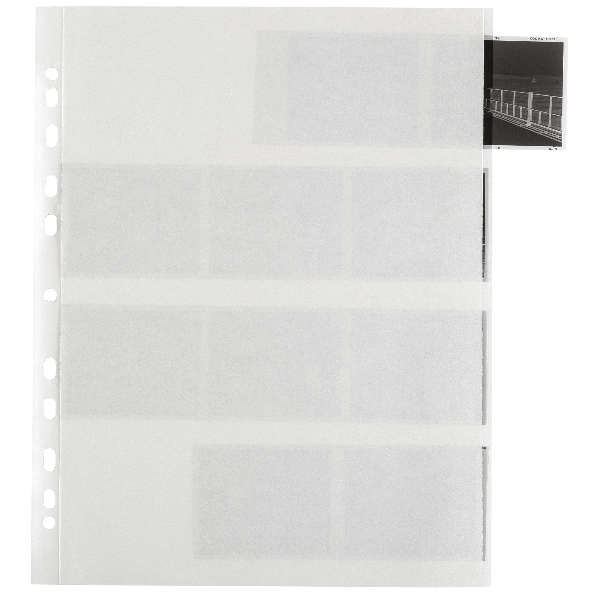 Archival paper negative sleeves for 120 medium format film (25 pieces)