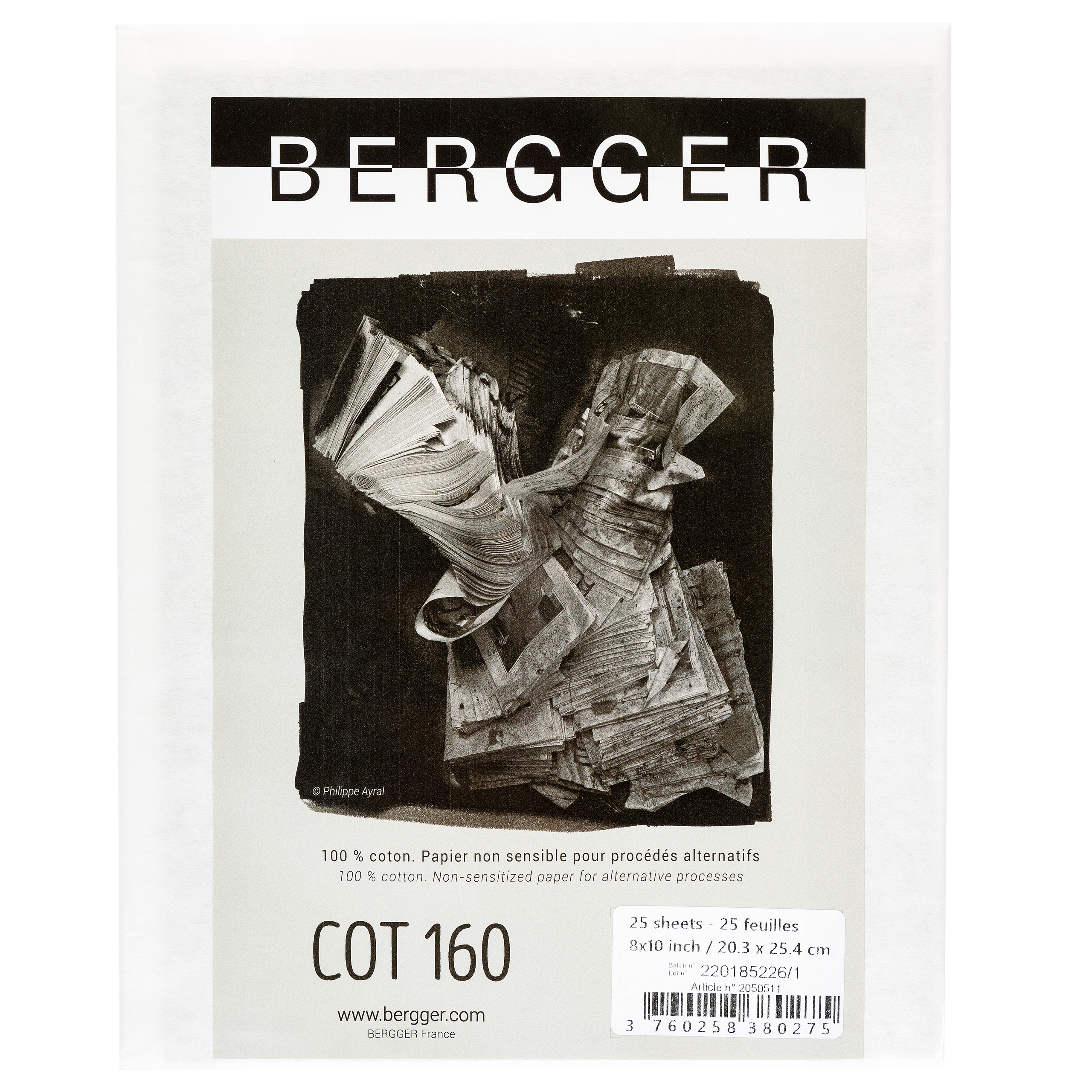 BERGGER COT 160 fine printing paper (8x10inch)