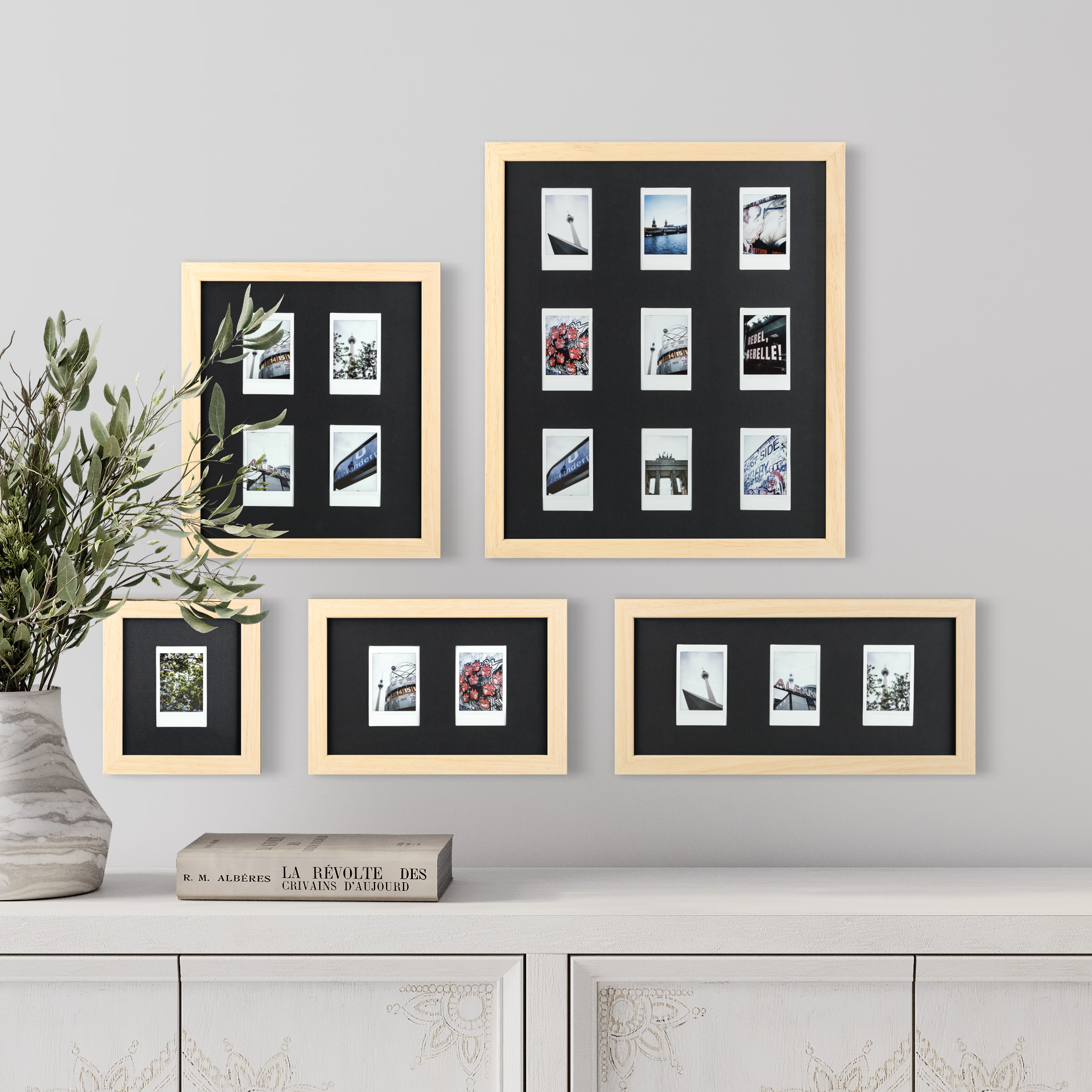 Fuji Instax Mini picture frame (natural/black)