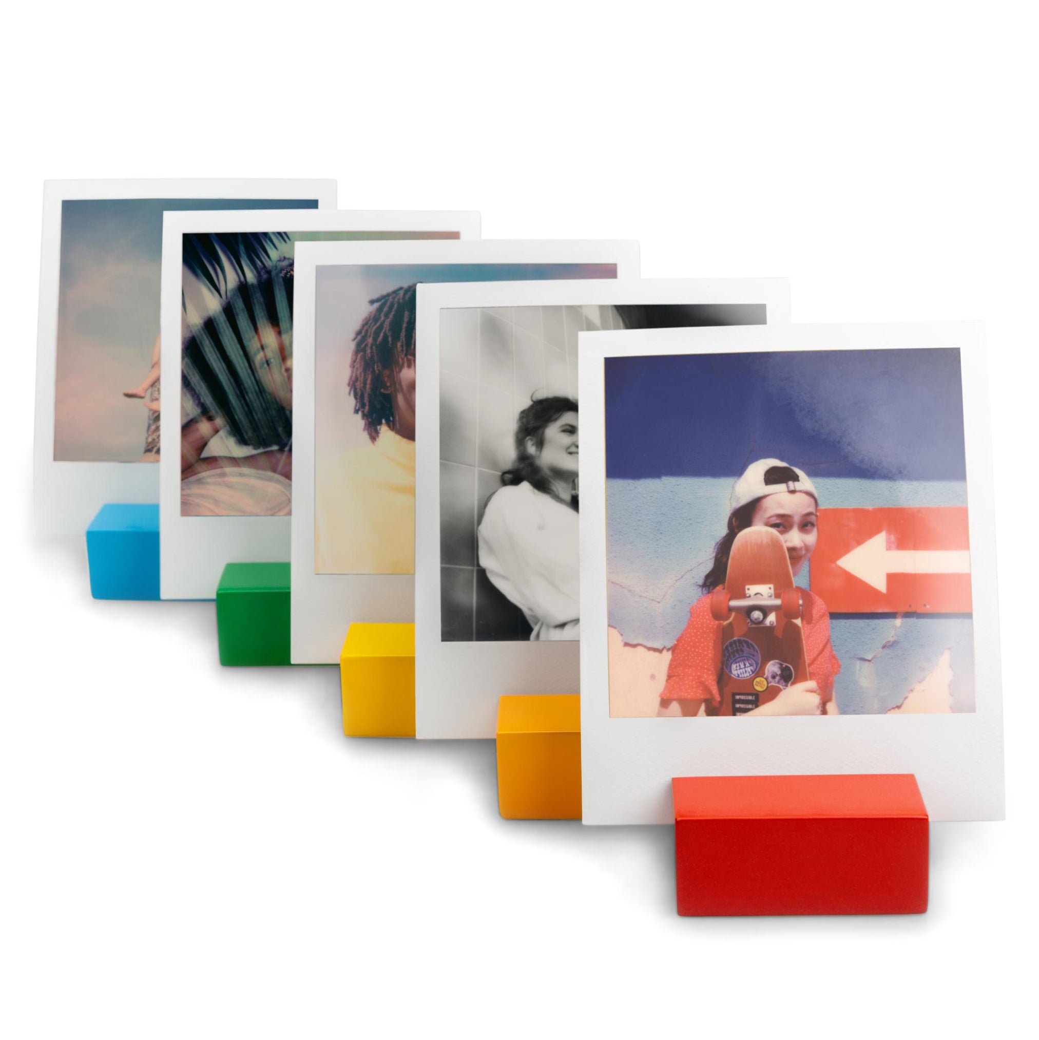 POLAROID wooden display (5 pieces)