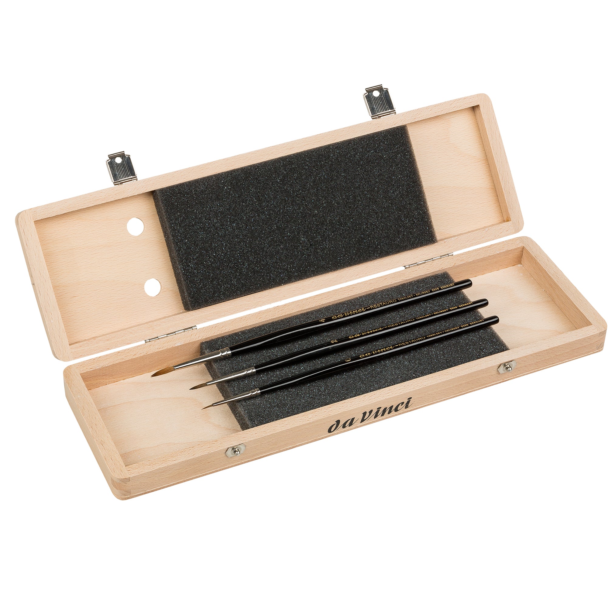 Da Vinci wooden brush box series 4020